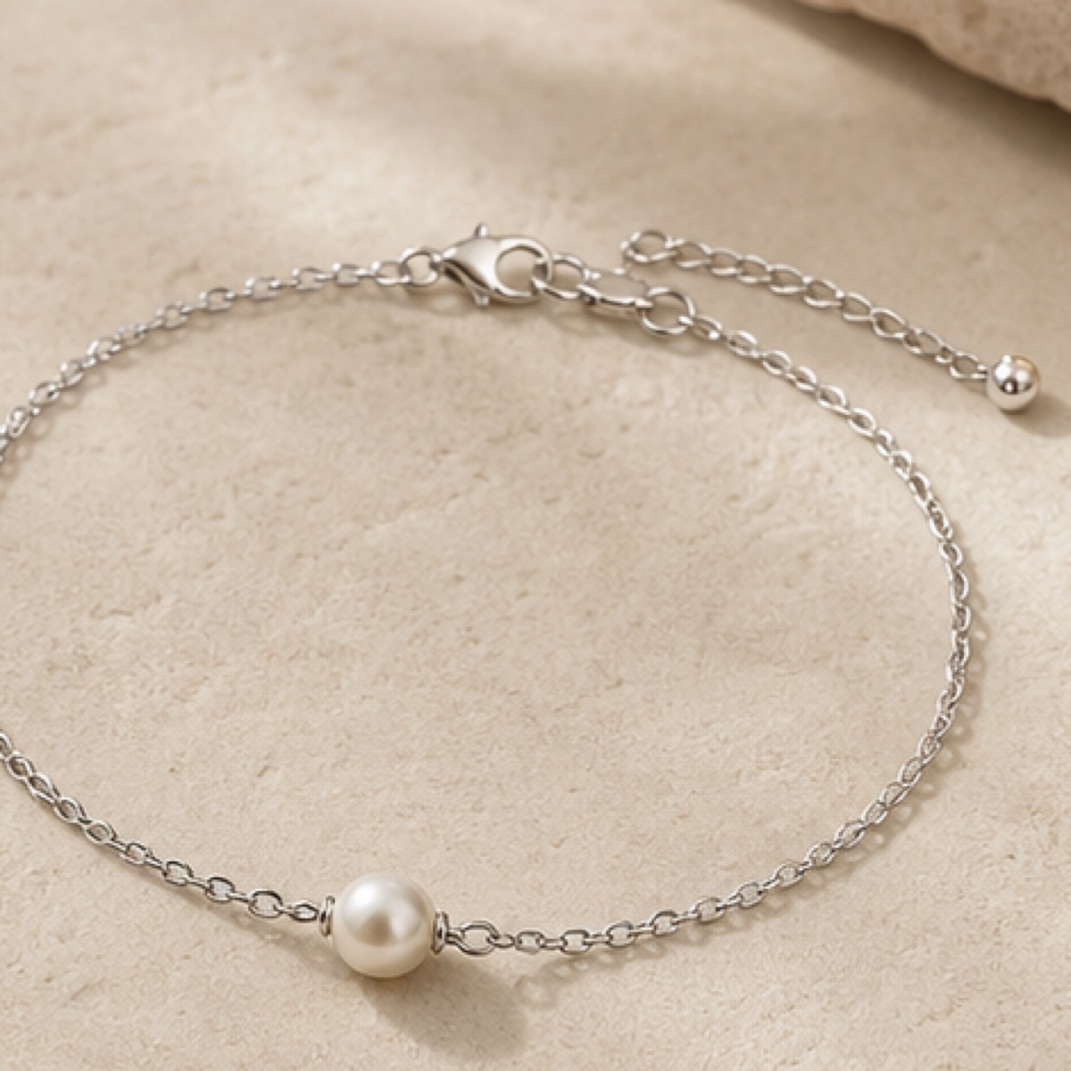 Close detail of the Eternal Chain Bracelet