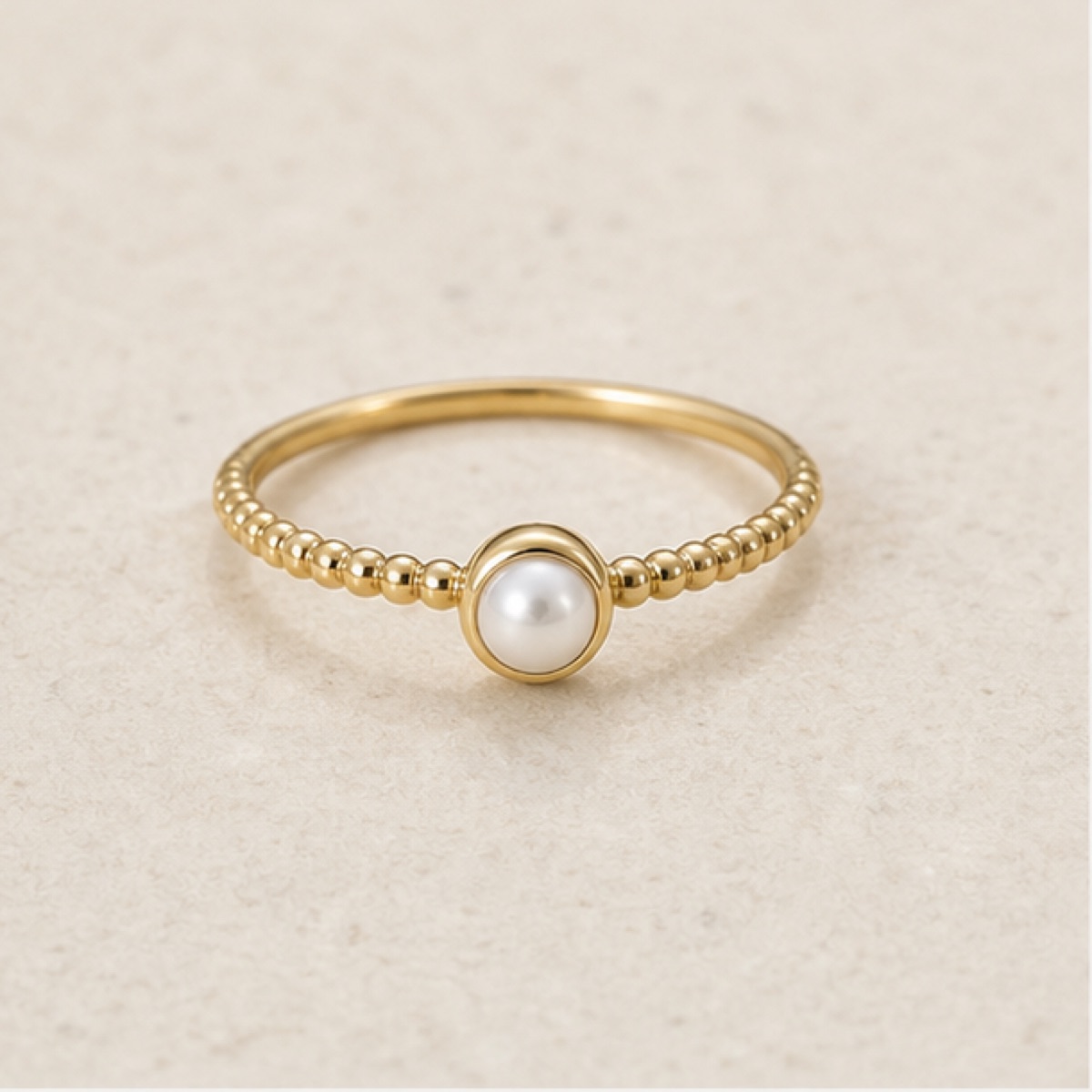 Lumière Stone Ring in the selected option